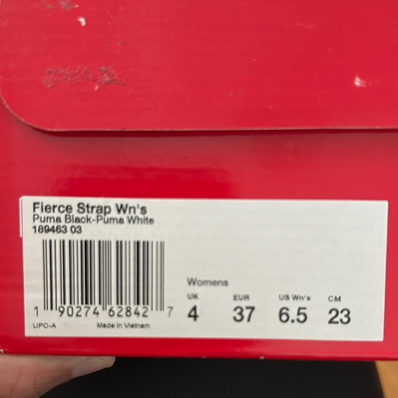 Puma Fierce Strap Women's Shoes - White - Picture 1 of 7